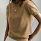 Basic Knit T-Shirt - Notorious (Giallo Ocra)
