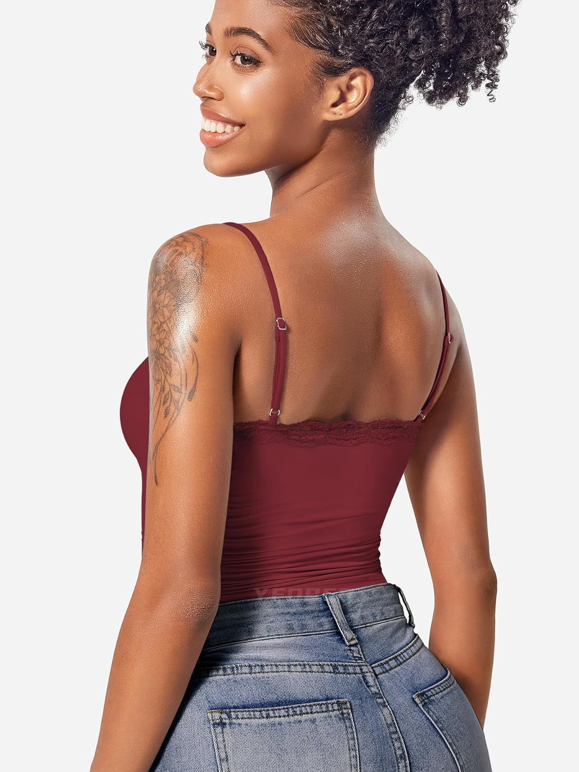 Skin Tank Top - Canotta con pizzo