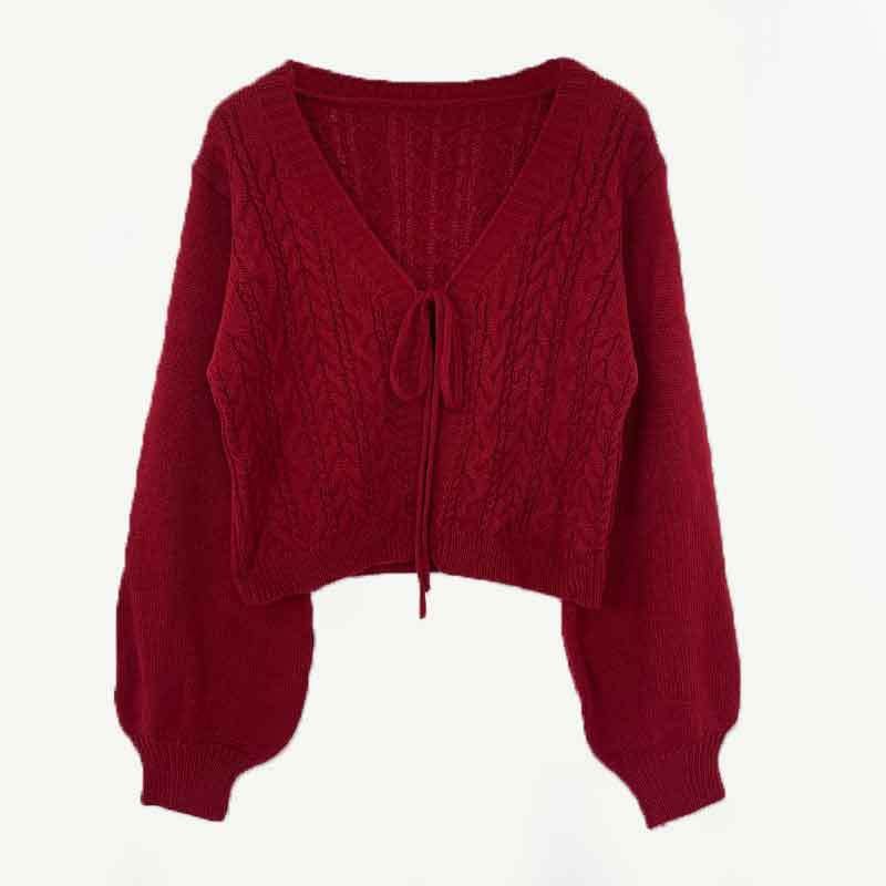Cardigan Crop Knot - Notorious