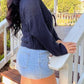 Cardigan Crop Knot - Notorious