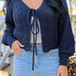 Cardigan Crop Knot - Notorious
