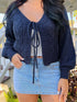Cardigan Crop Knot - Notorious
