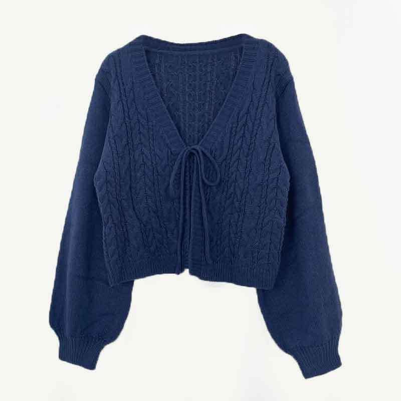 Cardigan Crop Knot - Notorious