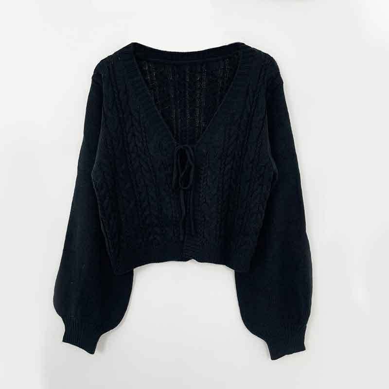 Cardigan Crop Knot - Notorious