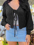 Cardigan Crop Knot - Notorious