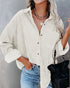 Corduroy Oversize Shirt - Notorious (Bianco)