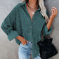 Corduroy Oversize Shirt - Notorious (Verde Scuro)