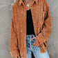 Corduroy Oversize Shirt - Notorious (Arancio Bruciato)