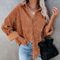 Corduroy Oversize Shirt - Notorious (Arancio Bruciato)