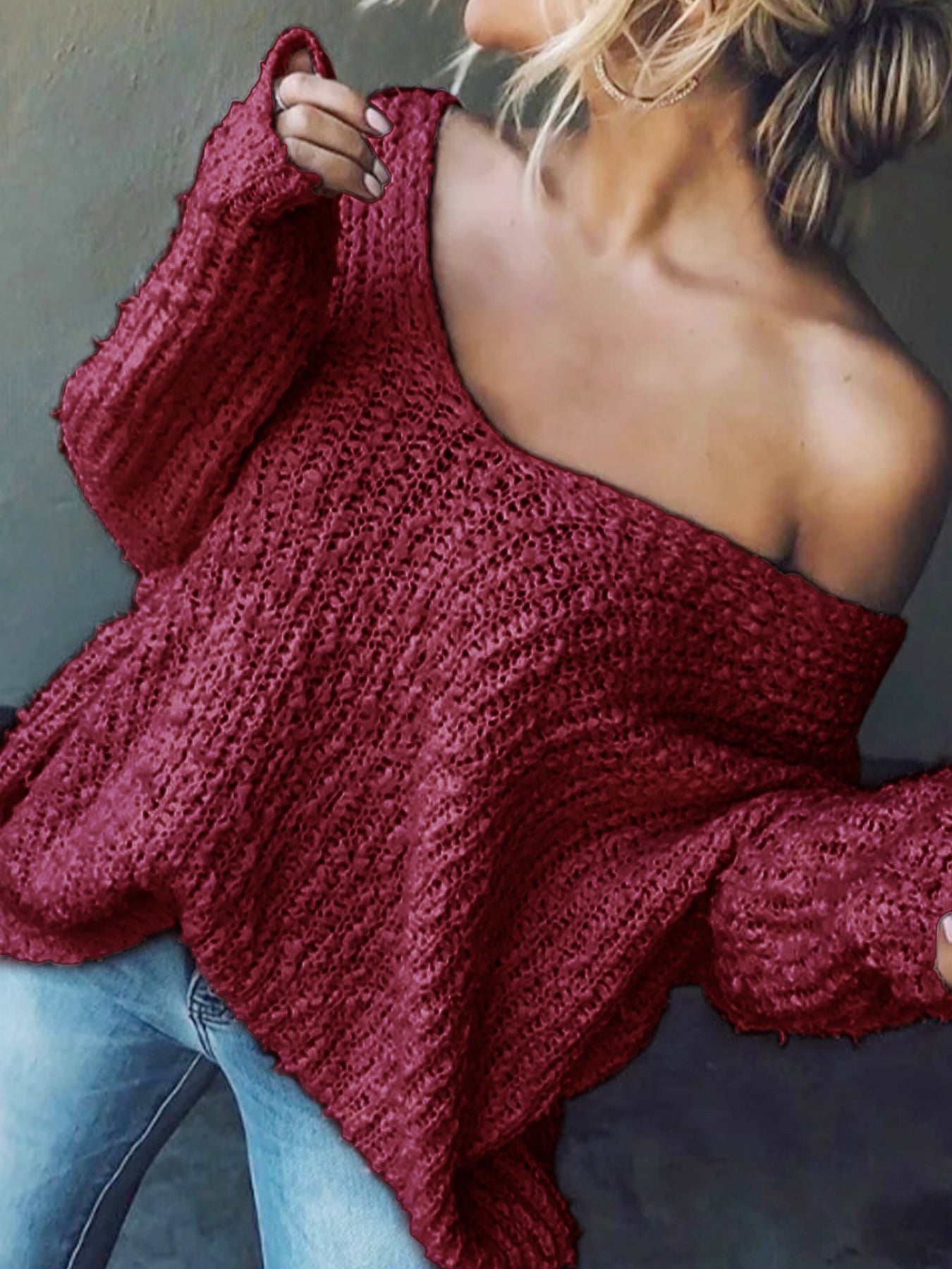 Cozy Knit - Notorious (Bordeaux)