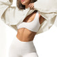 Cropped Sweatshirt - Notorious (Bianco Panna)
