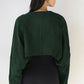 Cropped Sweatshirt - Notorious (Verde Scuro)
