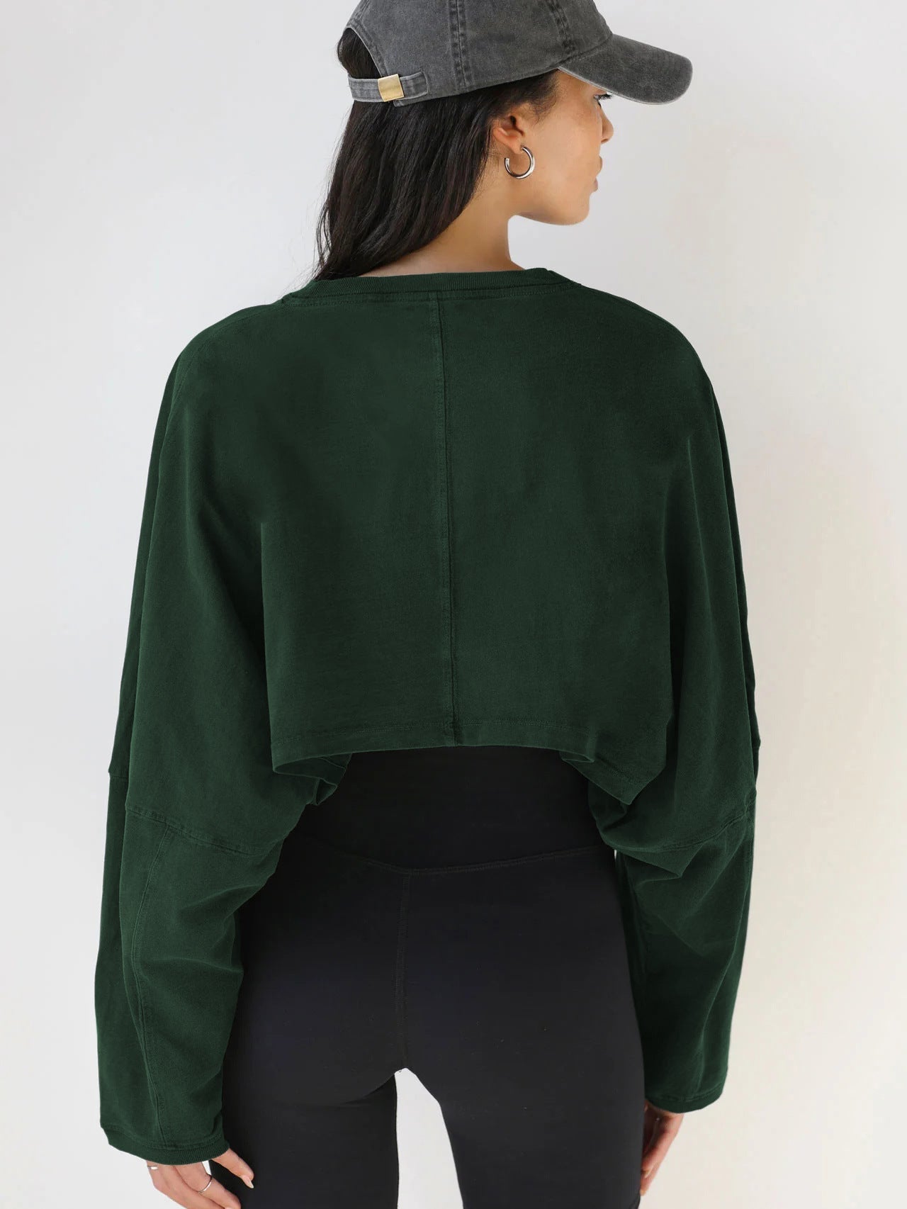 Cropped Sweatshirt - Notorious (Verde Scuro)