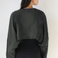 Cropped Sweatshirt - Notorious (Nero Chiaro)