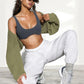 Cropped Sweatshirt - Notorious (Verde Oliva)