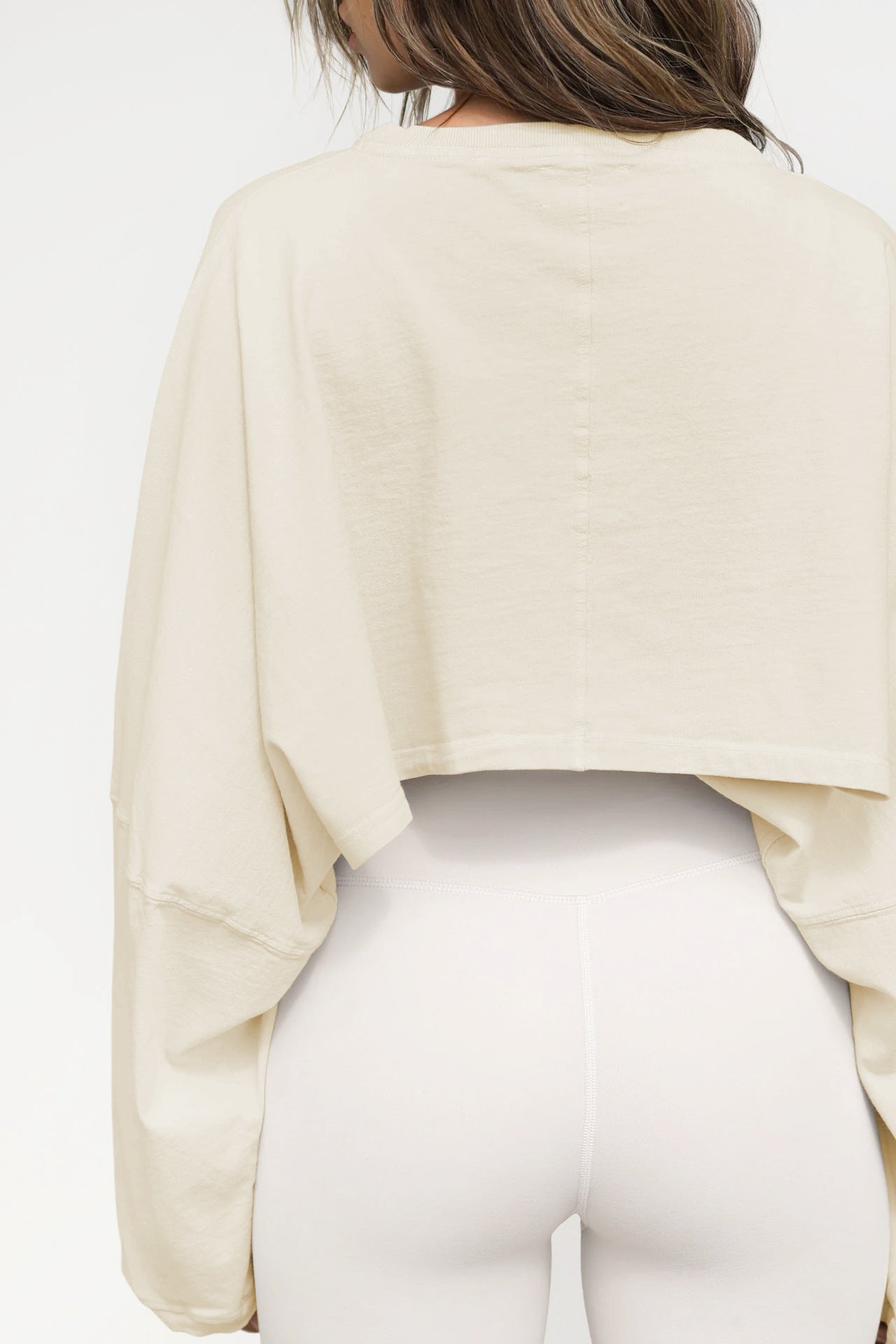 Cropped Sweatshirt - Notorious (Bianco Panna)