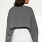 Cropped Sweatshirt - Notorious (Grigio Scuro)