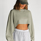 Cropped Sweatshirt - Notorious (Verde Tè)