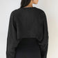 Cropped Sweatshirt - Notorious (Nero)