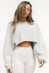 Cropped Sweatshirt - Notorious (Bianco)