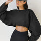 Cropped Sweatshirt - Notorious (Nero)