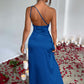 Elegant One Shoulder Dress - Notorious (Blu)