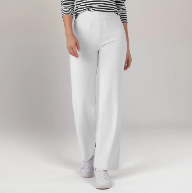 Flex Button Pants - Notorious (Bianco)