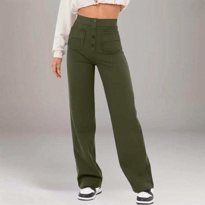 Flex Button Pants - Notorious (Verde Militare)