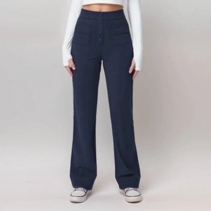 Flex Button Pants - Notorious (Navy Blue)