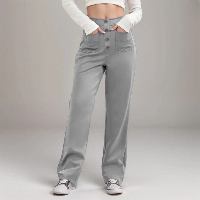 Flex Button Pants - Notorious (Grigio)