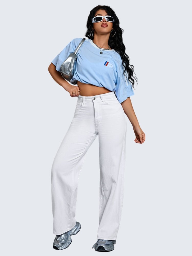 Notorious Wide Jeans - Notorious (Bianco)