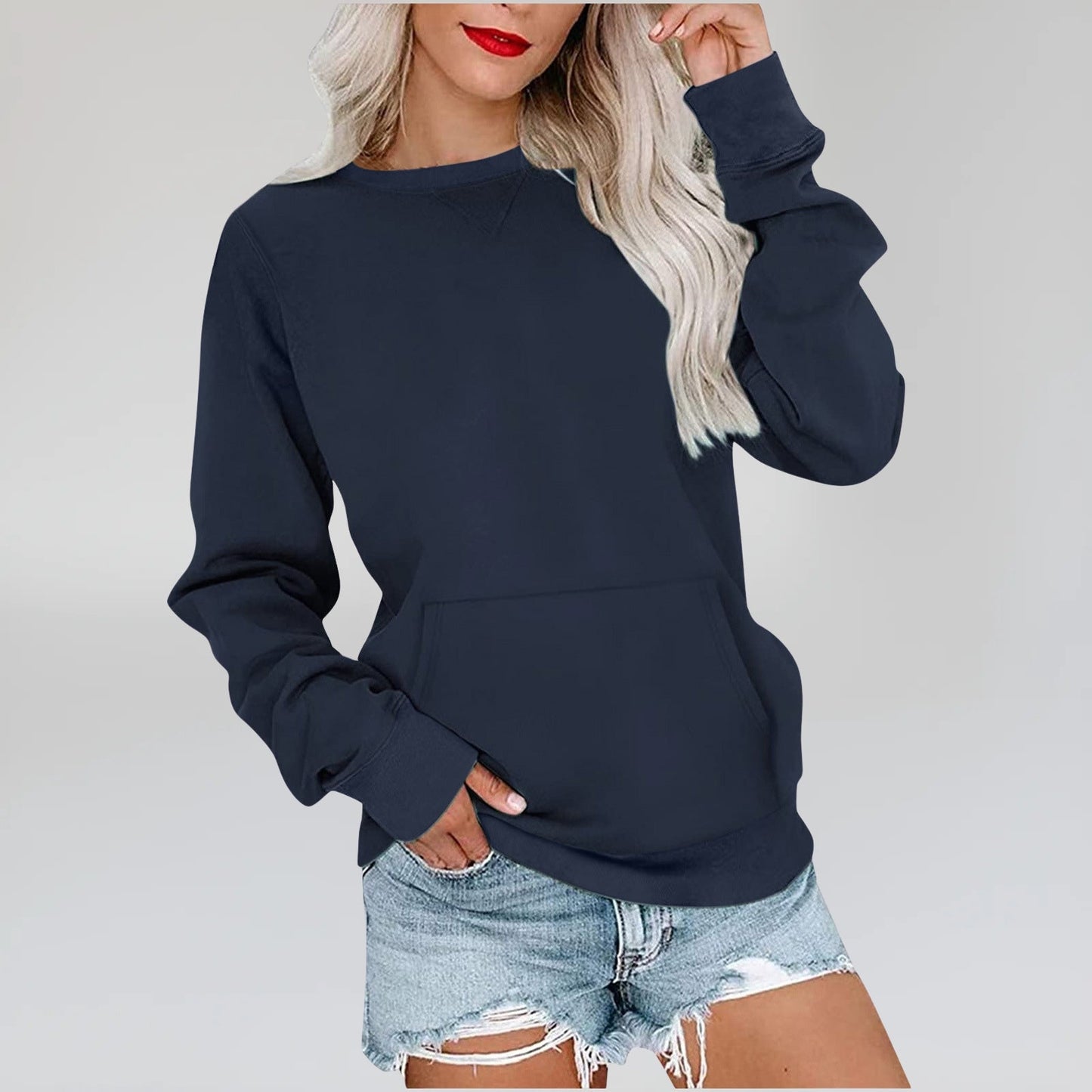 Pocket Sweatshirt - Notorious (Navy Blue)
