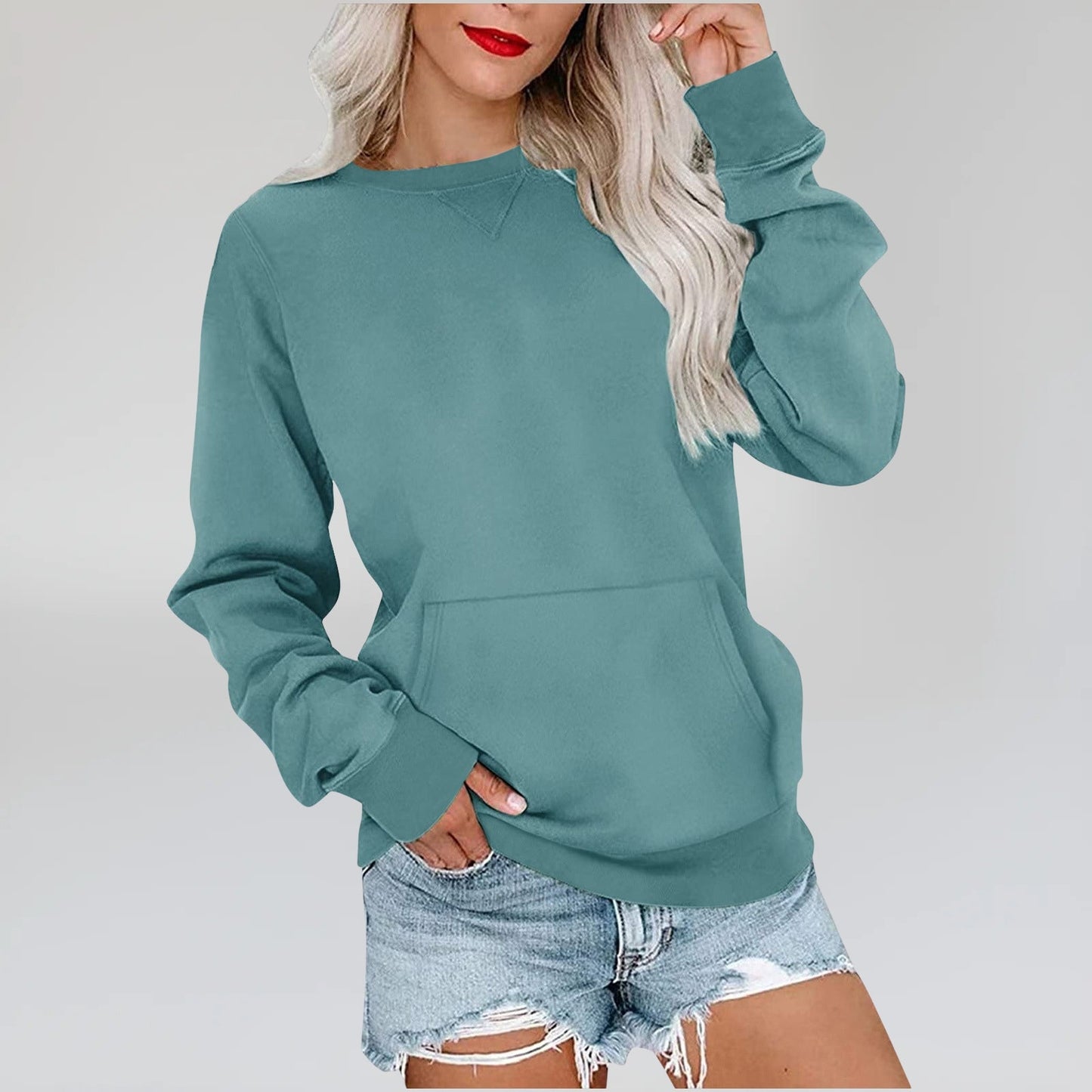 Pocket Sweatshirt - Notorious (Verde Acqua)
