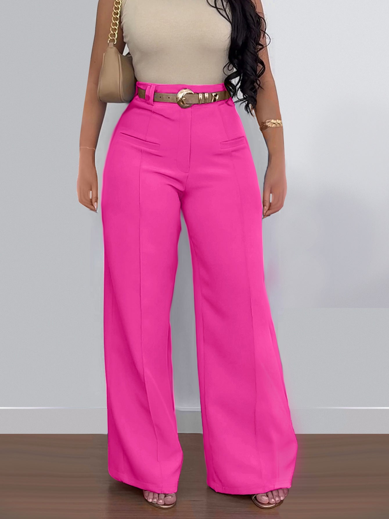 Royal Pants - Pantaloni Palazzo a Vita Media - Notorious