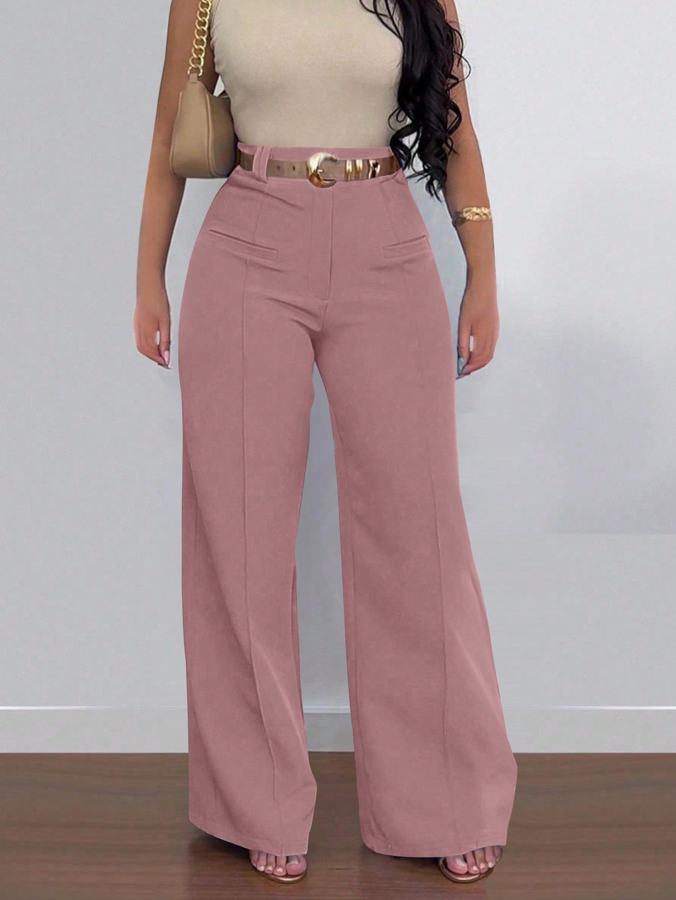 Royal Pants - Pantaloni Palazzo a Vita Media - Notorious