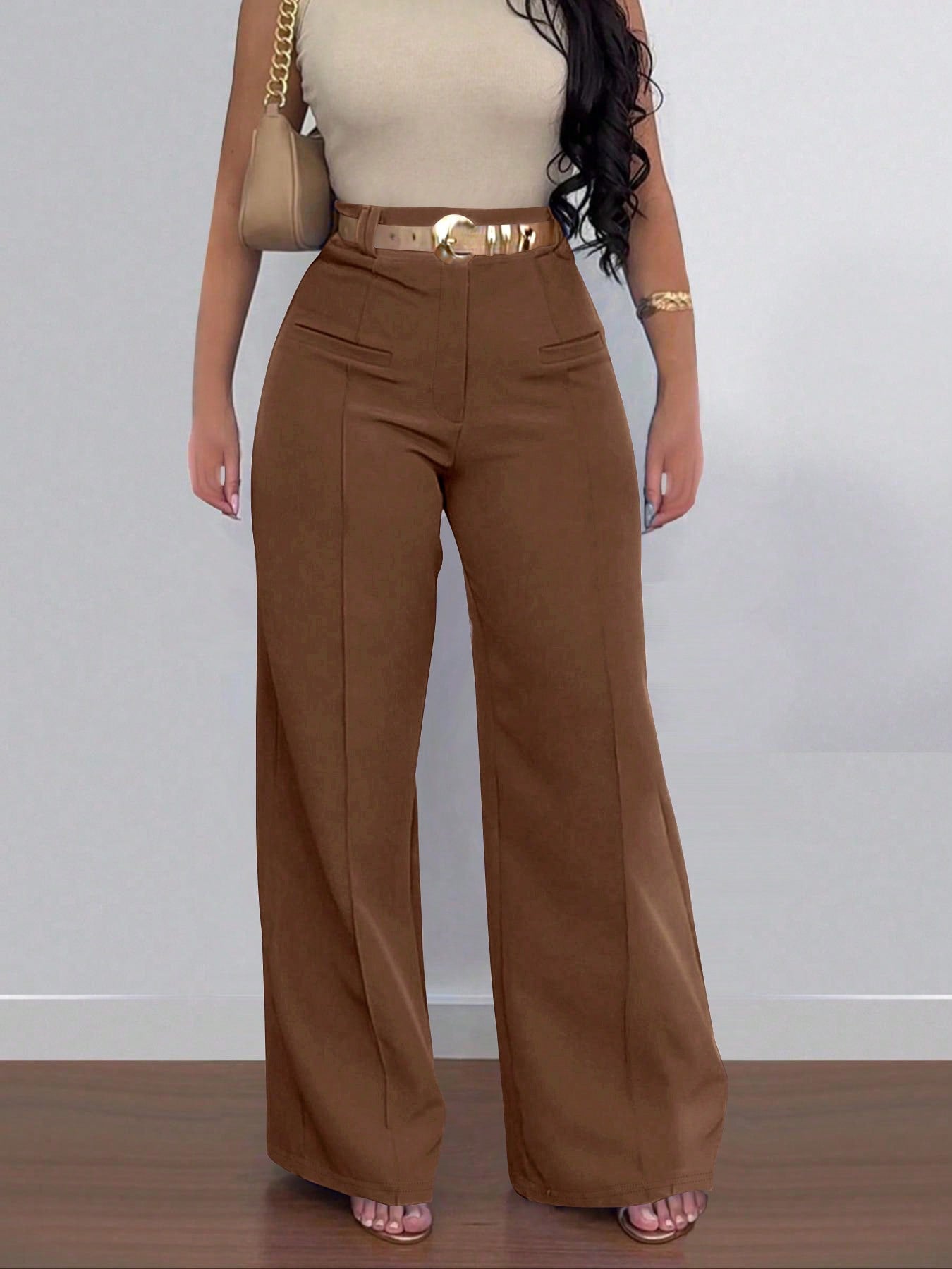 Royal Pants - Pantaloni Palazzo a Vita Media - Notorious