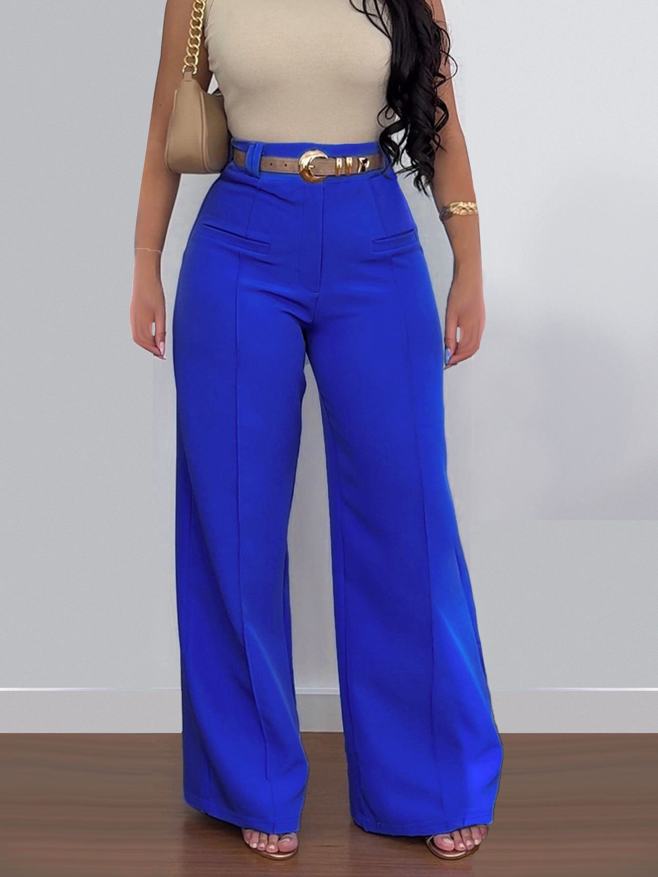 Royal Pants - Pantaloni Palazzo a Vita Media - Notorious