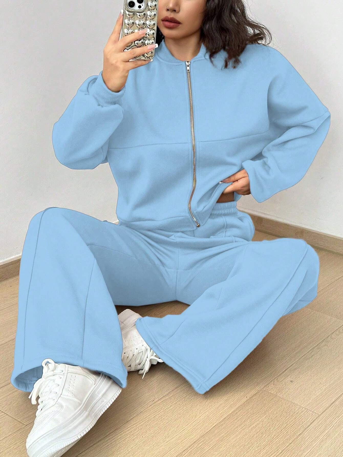 Set Tuta Oversize - Notorious (Azzurro Chiaro)