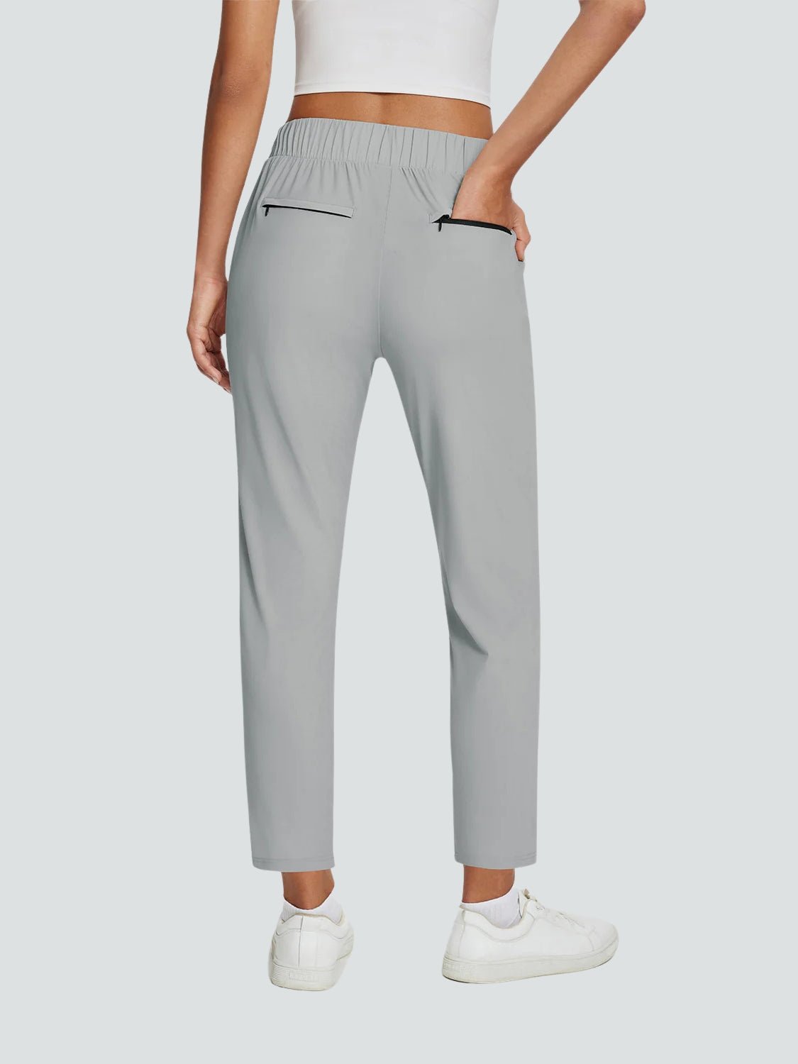 Slim Fit Comfort Pants - Notorious (Grigio Chiaro)