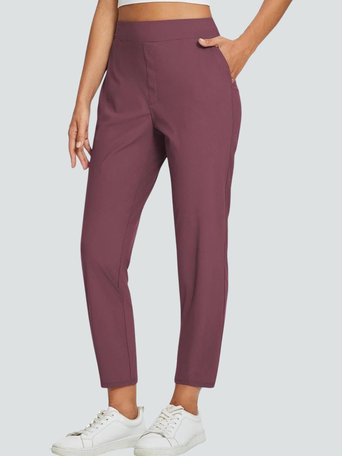 Slim Fit Comfort Pants - Notorious (Prugna Intensa)