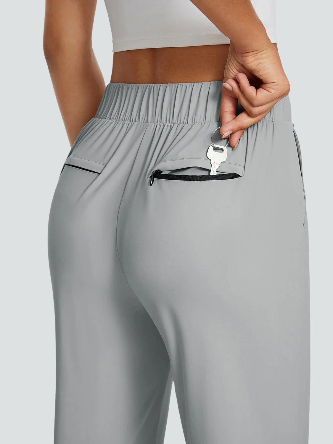 Slim Fit Comfort Pants - Notorious (Grigio Chiaro)