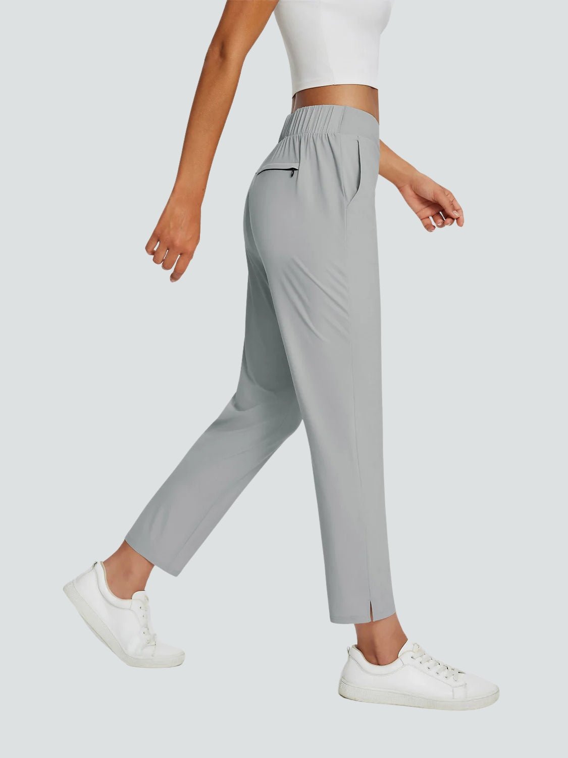 Slim Fit Comfort Pants - Notorious (Grigio Chiaro)