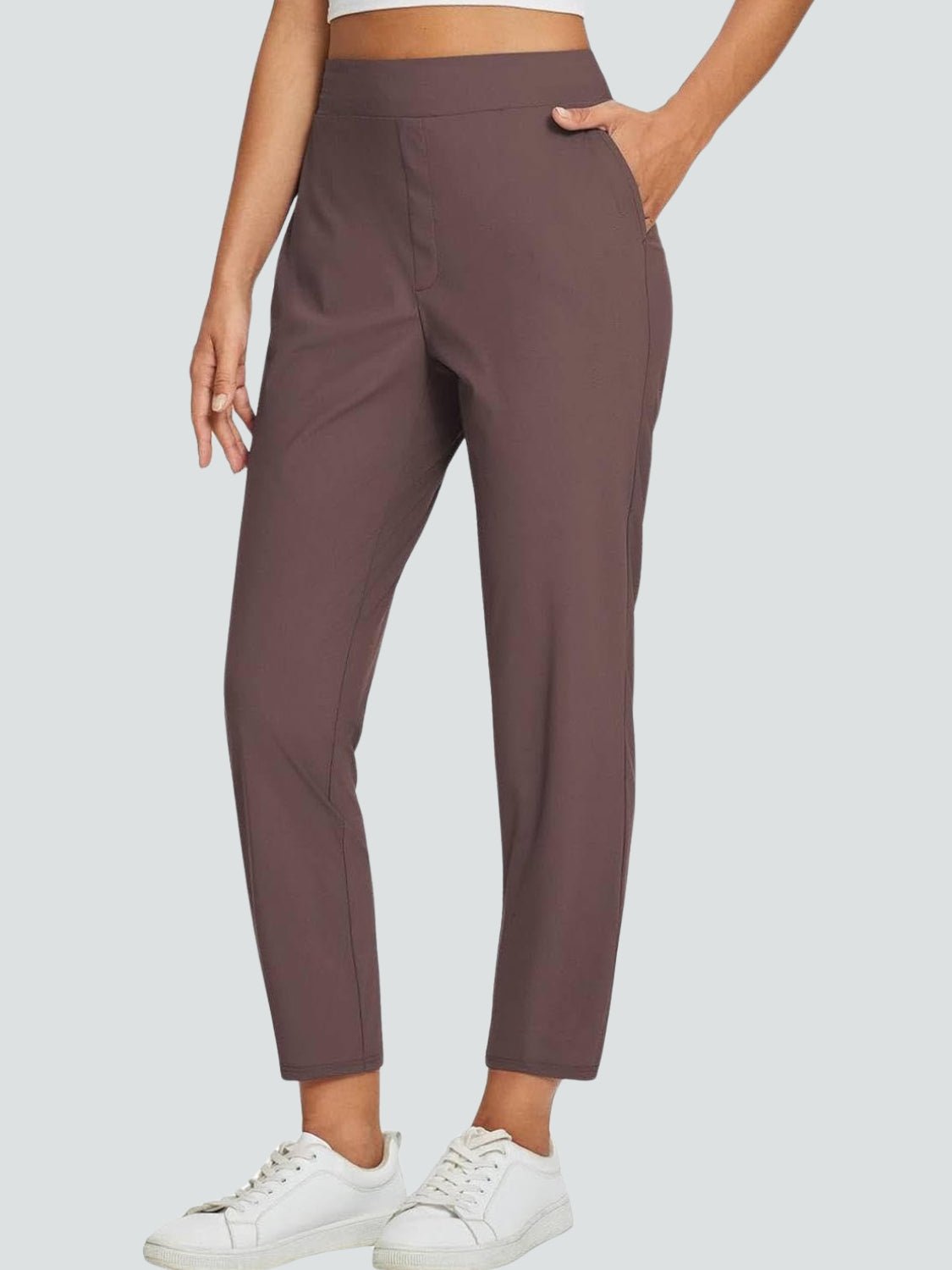 Slim Fit Comfort Pants - Notorious (Marrone Malva)