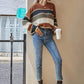 Striped Cozy Sweater - Notorious (Marrone)