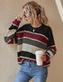 Striped Cozy Sweater - Notorious (Nero)