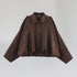 Trendy Oversize Jacket - Notorious (Marrone Scuro)