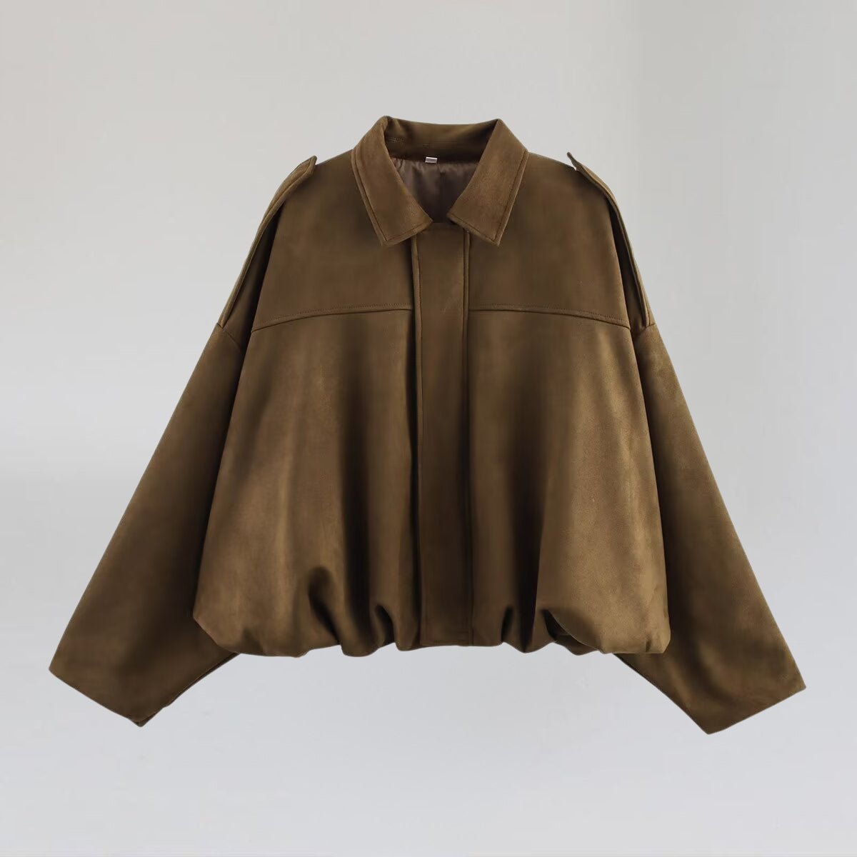 Trendy Oversize Jacket - Notorious (Marrone)