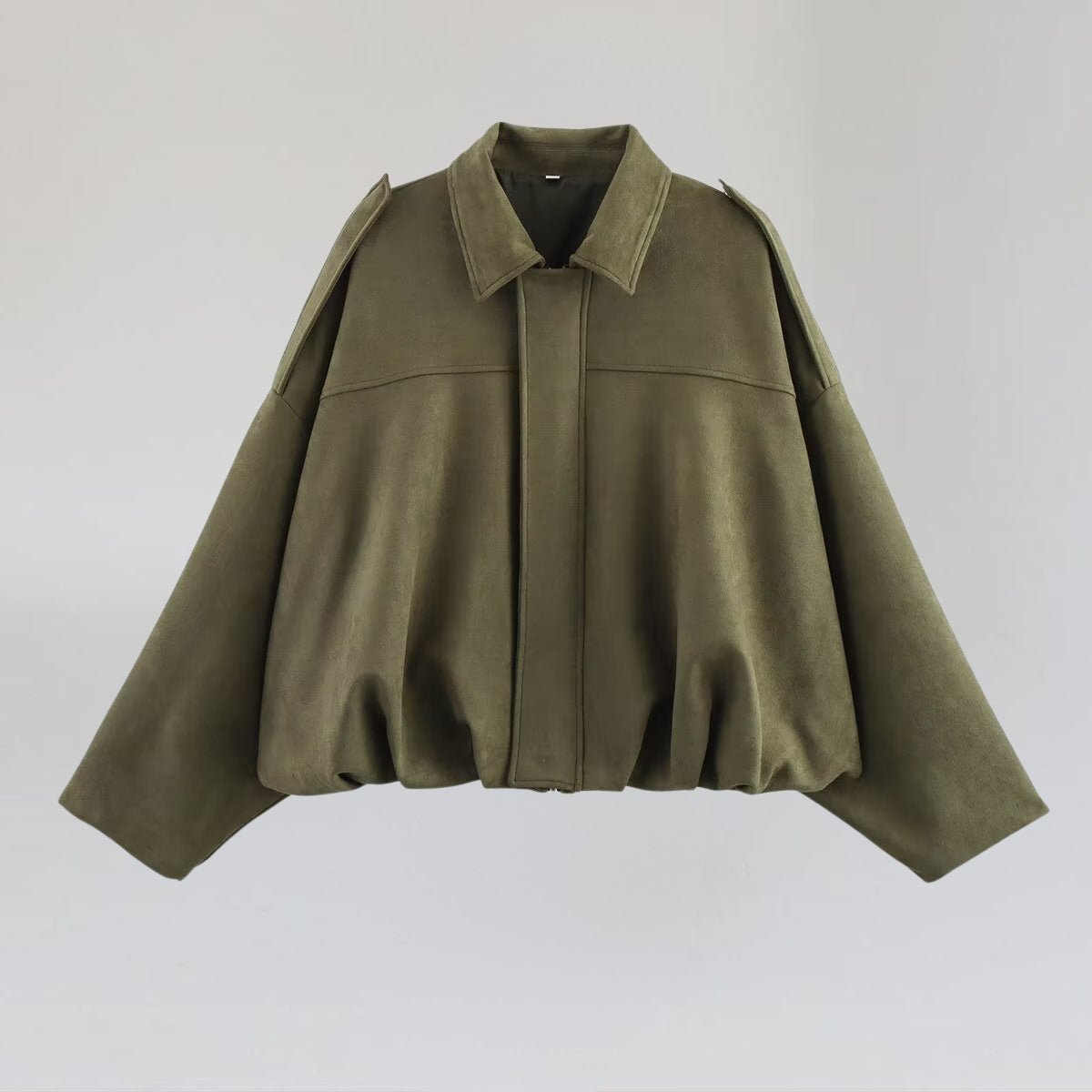 Trendy Oversize Jacket - Notorious (Verde Militare)