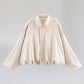 Trendy Oversize Jacket - Notorious (Bianco)