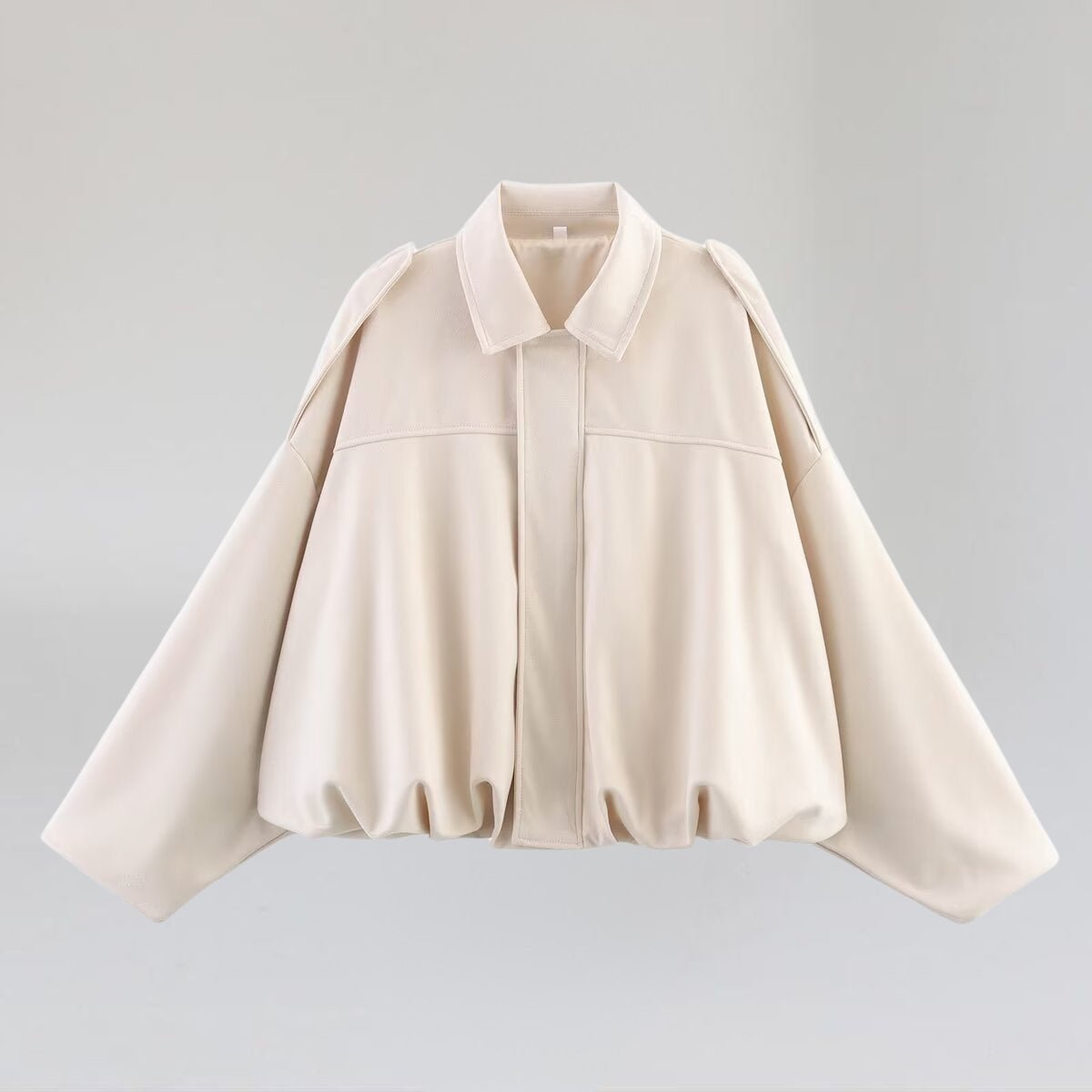 Trendy Oversize Jacket - Notorious (Bianco)